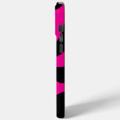 Coques Case-Mate iPhone Melt de sourire - Magenta et noir (Verso / Gauche)