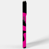 Coques Case-Mate iPhone Melt de sourire - Magenta et noir (Verso / Droite)