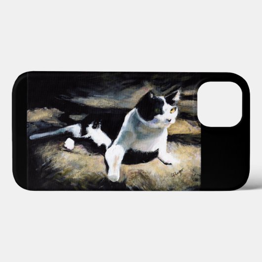 Coques Case-Mate iPhone Melvin the Cat Fine Art (Verso (horizontal))