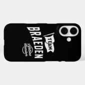 Coques Case-Mate iPhone Membre à vie de l'équipe Braeden (Verso (horizontal))