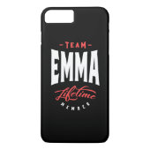 Coques Case-Mate iPhone Membre à vie de l'équipe Emma (Dos)