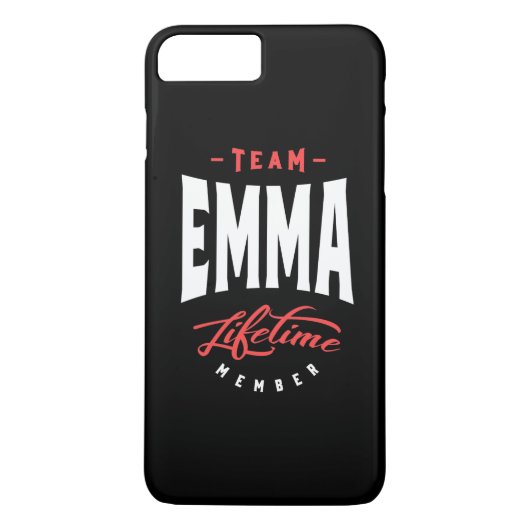 Coques Case-Mate iPhone Membre à vie de l'équipe Emma (Dos)