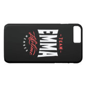 Coques Case-Mate iPhone Membre à vie de l'équipe Emma (Dos (Horizontal))