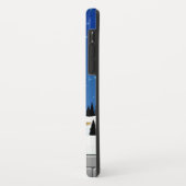 Coques Case-Mate iPhone Mème de Noël drôle de renne qui regarde par-dessus (Dos/Gauche)