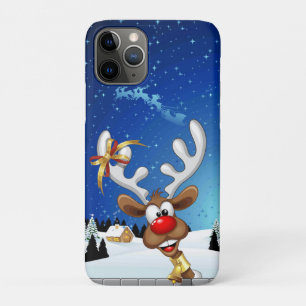 Case-Mate iPhone Case Mème de Noël drôle de renne qui regarde par-dessus