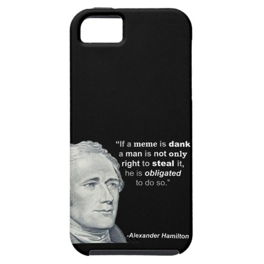 Coques Case-Mate iPhone Meme humide d'Alexander Hamilton - cas de (Dos)