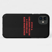 Coques Case-Mate iPhone Même Une Patronne A Besoin D'Un Baiser D'Avant-Têt (Dos (Horizontal))