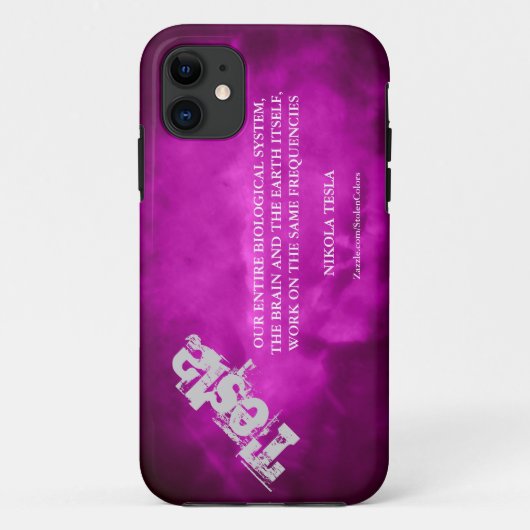 COQUES Case-Mate iPhone MÊMES FRÉQUENCES - NIKOLA TESLA 2.0 (Dos)