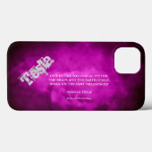 COQUES Case-Mate iPhone MÊMES FRÉQUENCES - NIKOLA TESLA 2.0 (Verso (horizontal))