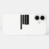 Coques Case-Mate iPhone Mèmes - Pronononciation et définition T-shirt (Verso (horizontal))