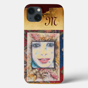 ETUI iPhone 13 MÉMOIRE DE L'AUTOMNE AVEC FEUILLES ET GOUTTES D'EA