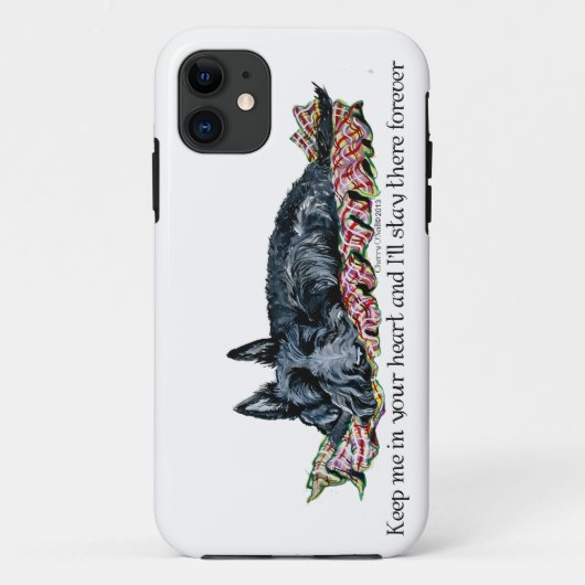 Coques Case-Mate iPhone Mémoire d'écossais Terrier (Dos)