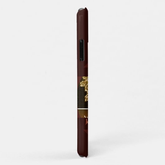 Coques Case-Mate iPhone Memorial Keepsaké avec le nom (Dos/Droite)