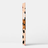 Coques Case-Mate iPhone Memphis automne feuillage et feuilles avec géomet (Verso / Droite)