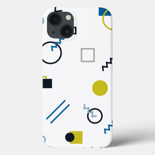 Coques Case-Mate iPhone Memphis, cool, tendance, art géométrique moderne (Verso)