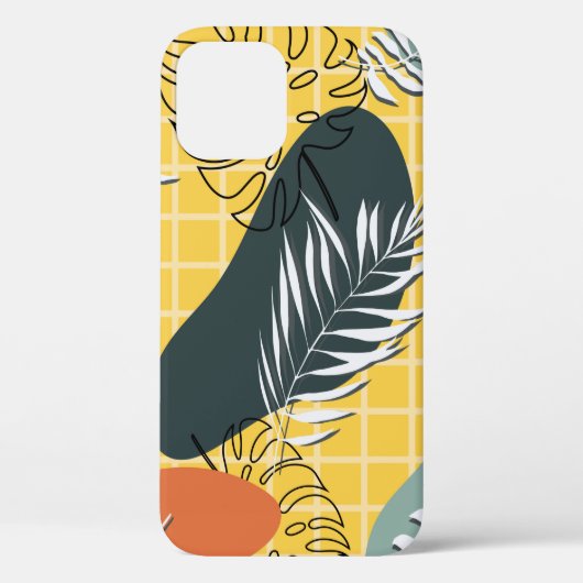 Coques Case-Mate iPhone Memphis été sans soudure motif, formes abstraites (Verso)