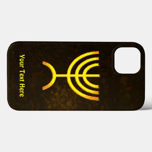 Coques Case-Mate iPhone Menorah Flame (Verso (horizontal))