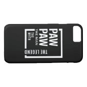 Coques Case-Mate iPhone Mens Pawpaw L'Homme Le Mythe La Légende Cadeau (Dos (Horizontal))