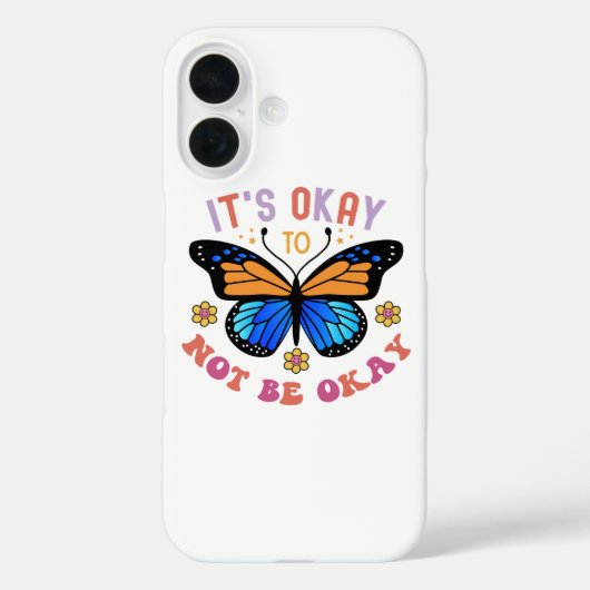 Coques Case-Mate iPhone Mental Health Awareness Monarch Butterfly (Verso)