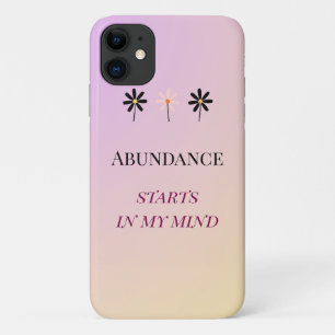 Case-Mate iPhone Case Mentalité d'abondance – Fleurs d'abondance