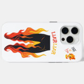 Coques Case-Mate iPhone Menteur, menteur, Pant est en feu (Verso (horizontal))