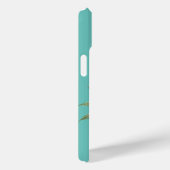 Coques Case-Mate iPhone Menthe verte ananas floral (Verso / Droite)