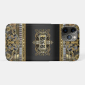 Coques Case-Mate iPhone Mentorsteen Élégant Monogramme victorien (Dos (Horizontal))