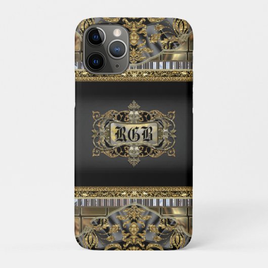 Coques Case-Mate iPhone Mentorsteen Élégant Monogramme victorien (Dos)
