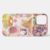 Coques Case-Mate iPhone Meow*Coque Super mignonne Cat Téléphone Case 🌈 🐈 (Verso (horizontal))