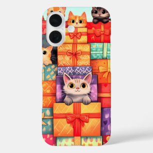 Coques iPhone 16 Meow Gift Birthday Tower