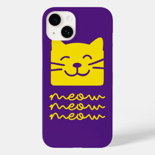 Coque Pour iPhone 14 Meow Meow