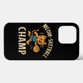 Coques Case-Mate iPhone Meow Sketball Champ Funny Sports (Verso (horizontal))