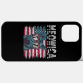 Coques Case-Mate iPhone Meowica 4th of July Cat Lover Patriotic USA (Verso (horizontal))