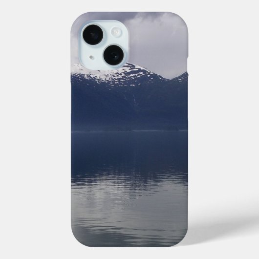 Coques Case-Mate iPhone Mer d'Alaska brumeuse aux nuances de bleu (Verso)