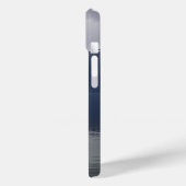 Coques Case-Mate iPhone Mer d'Alaska brumeuse aux nuances de bleu (Verso / Gauche)