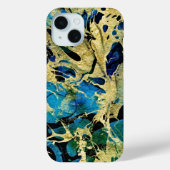 Coques Case-Mate iPhone Mer d'or - Art Abstrait (Verso)