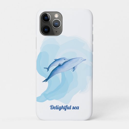 Coques Case-Mate iPhone Mer Extraordinaire avec dauphins (Dos)