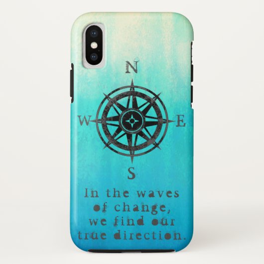 Coques Case-Mate iPhone Mer Ombre turquoise (Dos)