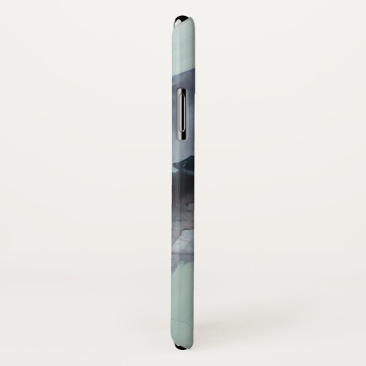 Coques Case-Mate iPhone Mer polyphonique - Bleu (Dos/Droite)