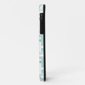 Coques Case-Mate iPhone Mer vert géométrique (Dos/Gauche)