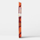 Coques Case-Mate iPhone Merci Citrouille Brown Motif sans Seamless. (Verso / Gauche)