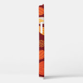 Coques Case-Mate iPhone Merci Citrouille Brown Motif sans Seamless. (Verso / Droite)