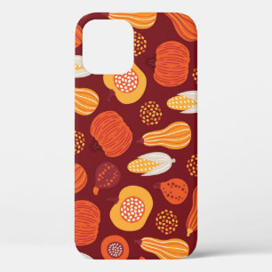 Case-Mate iPhone Case Merci Citrouille Brown Motif sans Seamless.