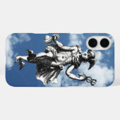 Coques Case-Mate iPhone Mercure ailé dans les nuages (Verso (horizontal))