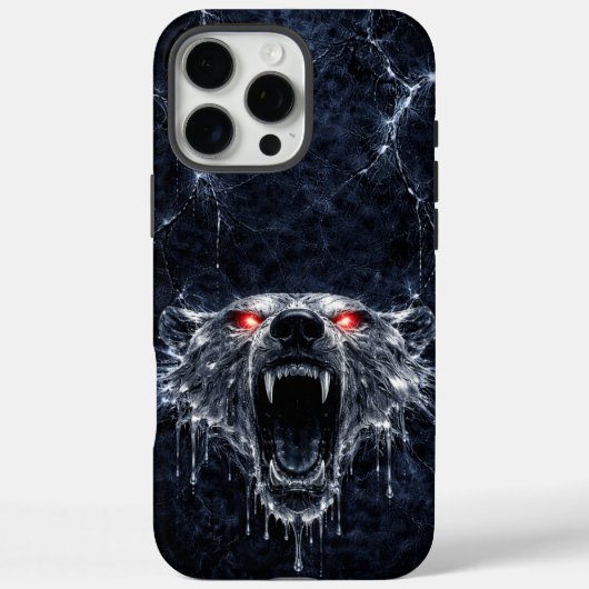 Coques Case-Mate iPhone Mercury Polar Bear Red Ruby Eyes Glacial (Verso)