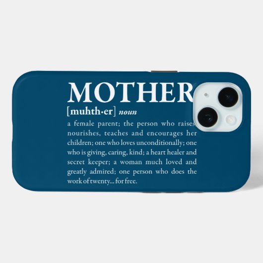 Coques Case-Mate iPhone Mère (Verso (horizontal))