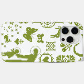 Coques Case-Mate iPhone Mère catholique Notre Créateur Vert (Verso (horizontal))