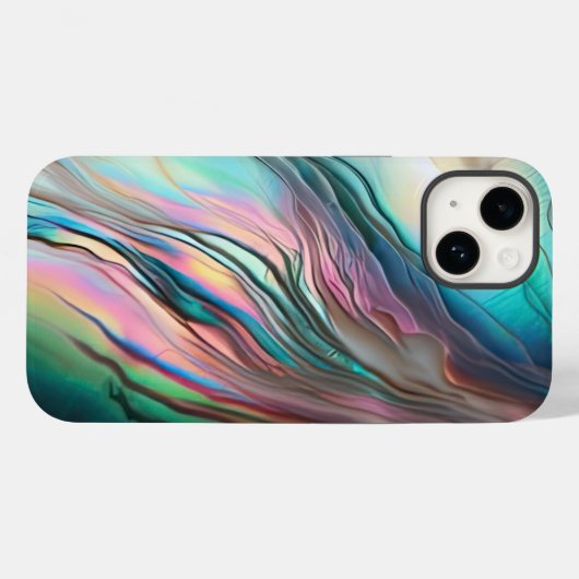 Coques Case-Mate iPhone Mère de Pearl Abalone (Verso (horizontal))