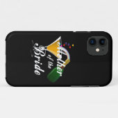 Coques Case-Mate iPhone Mère du pain grillé de Champagne de jeune mariée (Dos (Horizontal))