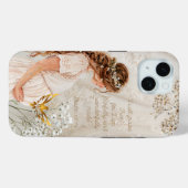 Coques Case-Mate iPhone Mère enceinte religieuse mignonne dentelle fleur d (Verso (horizontal))